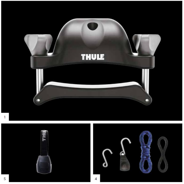 Náhled produktu - Thule Portage - nosič kanoe černá 819