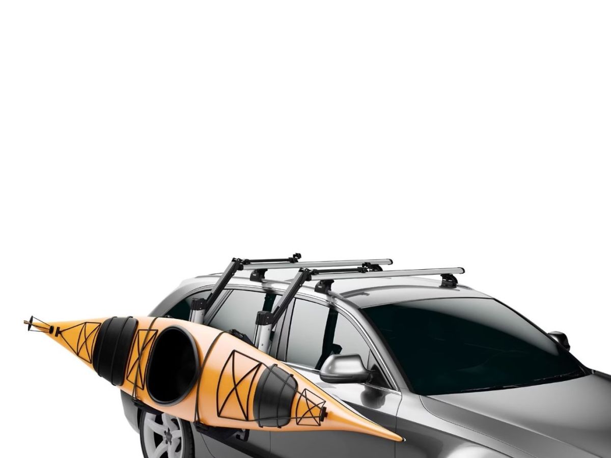 Náhled produktu - Thule Hullavator Pro - nosič kajaků s funkcí snadného zvednutí aluminium 898