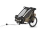 Thule Chariot Cross G3 SINGLE Faded Khaki + bike set + kočárkový set + běžecký set