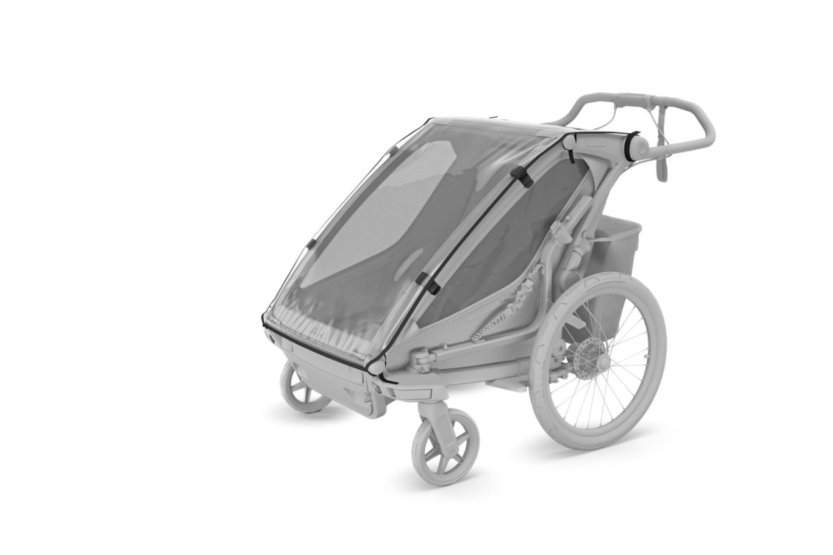 Náhled produktu - Thule Chariot Sport G3 SINGLE Black + bike set + kočárkový set + běžecký set