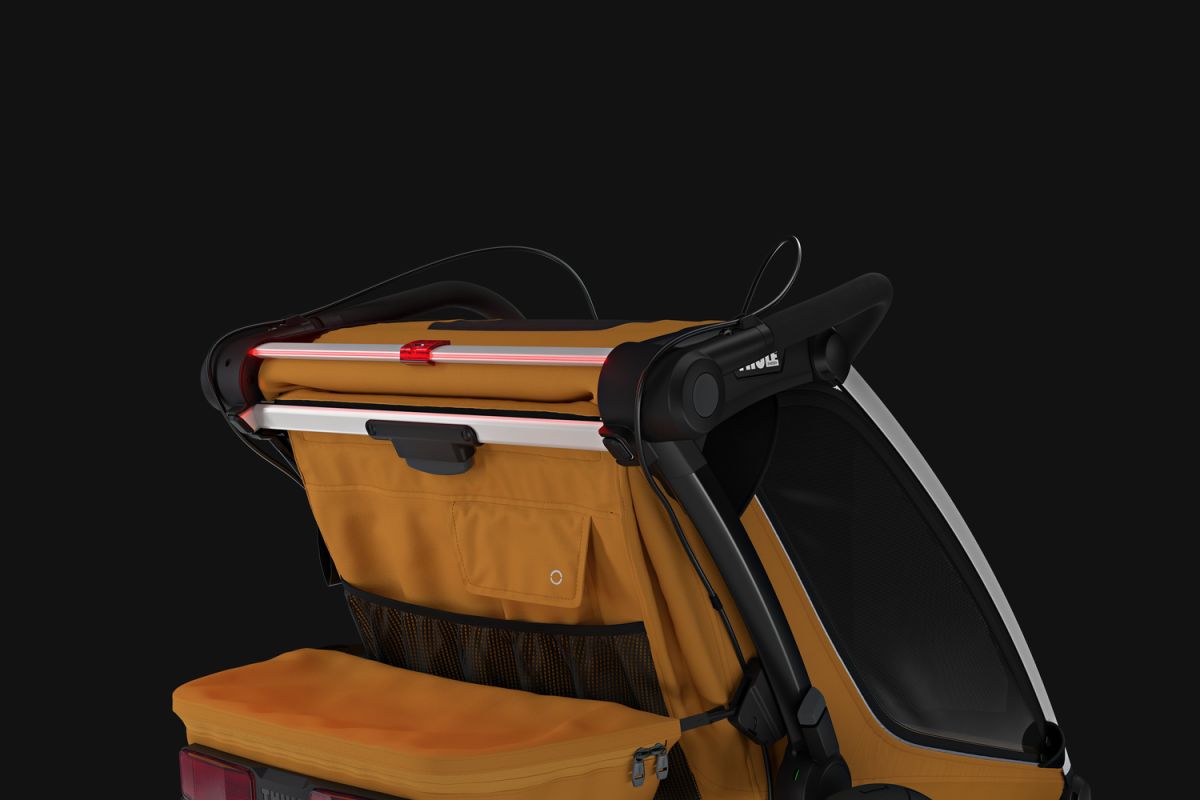 Náhled produktu - Thule Chariot Sport G3 SINGLE Natural Gold + bike set + kočárkový set + běžecký set
