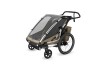 Thule Chariot Cross G3 DOUBLE Dark Slate + bike set + kočárkový set + běžecký set