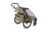 Thule Chariot Cross G3 DOUBLE Dark Slate + bike set + kočárkový set + běžecký set