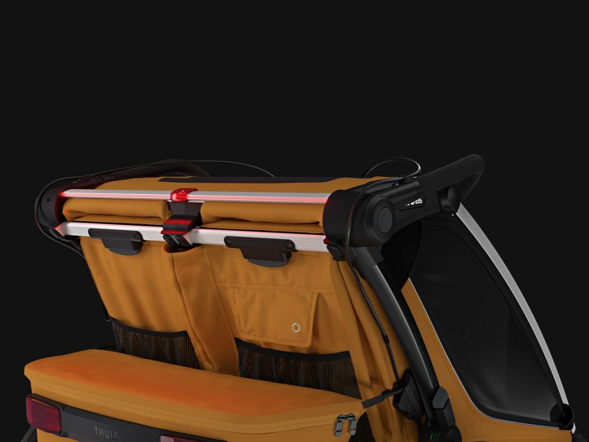 Náhled produktu - Thule Chariot Sport G3 DOUBLE Natural Gold + bike set + kočárkový set + běžecký set