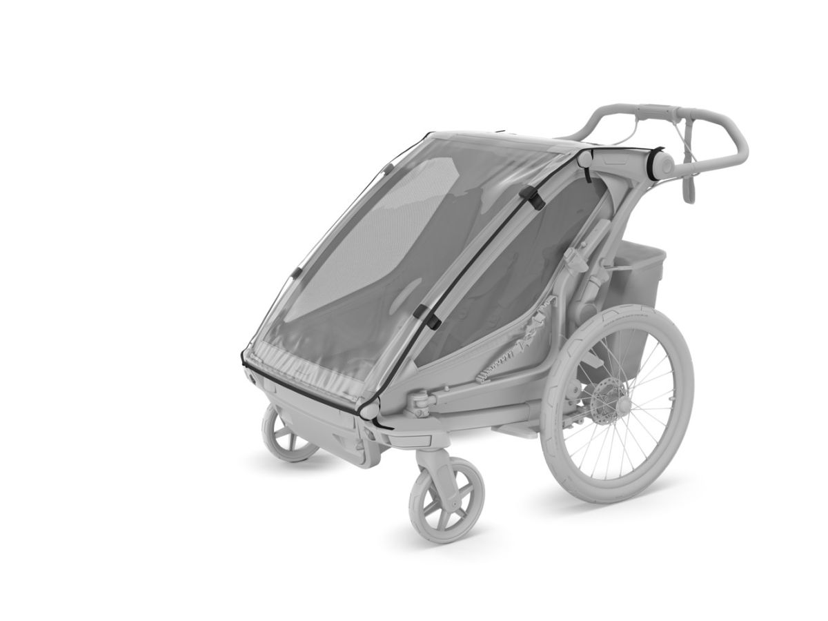 Náhled produktu - Thule Chariot Sport G3 DOUBLE Natural Gold + bike set + kočárkový set + běžecký set