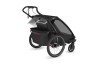 Thule Chariot Sport G3 DOUBLE Natural Gold + bike set + kočárkový set + běžecký set