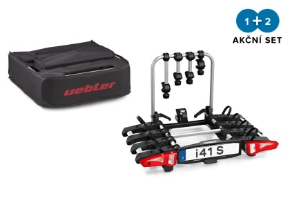 Náhled produktu - UEBLER i41 S nosič kol pro 4 jízdní kola - skládací, 90° výklop + transportní taška