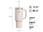 STANLEY The Quencher/Cup H2.O FlowState™ Tumbler 1180 ml/40oz Rose Quartz 2.0