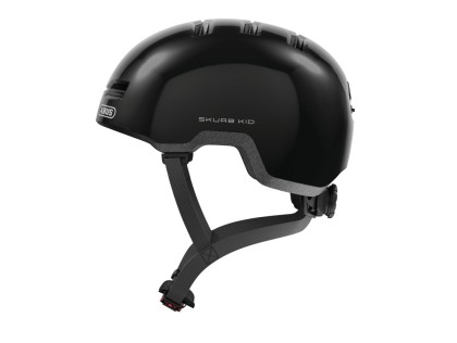 helma ABUS Skurb Kid shiny black - S