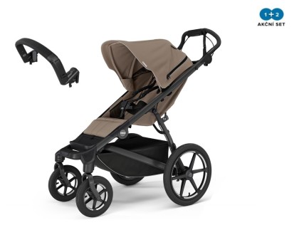 Thule Urban Glide 4-Wheel Tinted Taupe MB + madlo NEW + DOPRAVA ZDARMA
