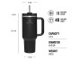 STANLEY The Quencher/Cup H2.O FlowState™ Tumbler 1180 ml/40oz Black 2.0