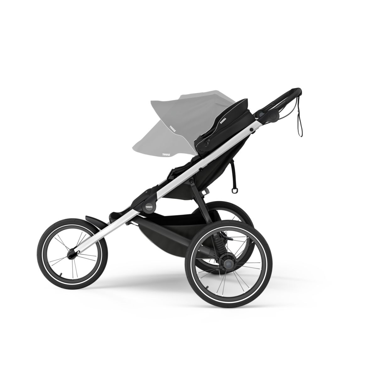 Náhled produktu - Thule Glide 3 Black - MB + korba + pláštěnka + moskytiéra + madlo + plášť. korba + moskyt. korba
