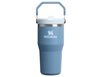 STANLEY Termoláhev s integrovanou slámkou The IceFlow™ Flip Straw 2.0 Tumbler 600 ml/20oz Indigo