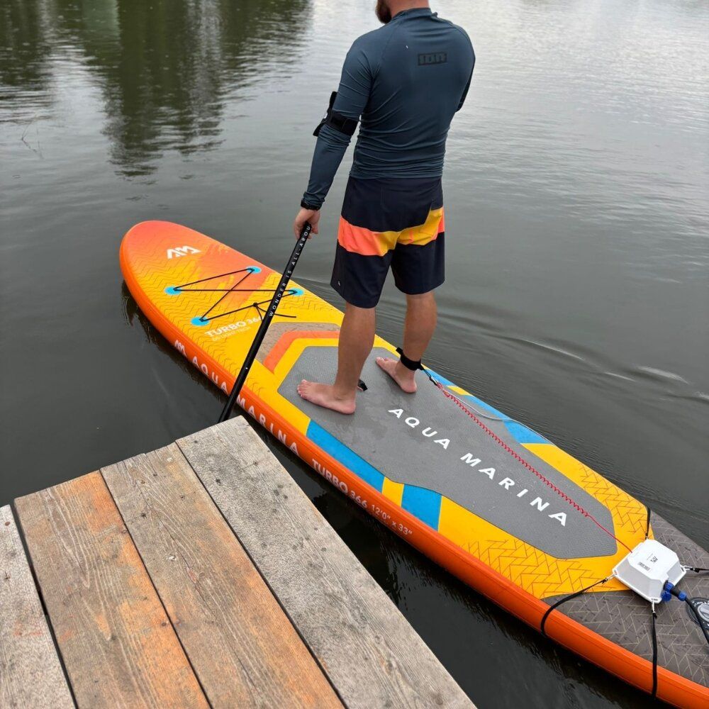 Náhled produktu - paddleboard s motorem AQUA MARINA GO Turbo 366