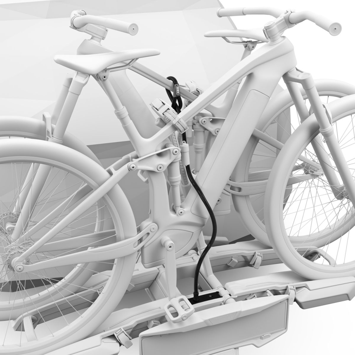Náhled produktu - Thule Epos ParkSecure 2bike s parkovacími senzory + taška 9786 + zámek 9785