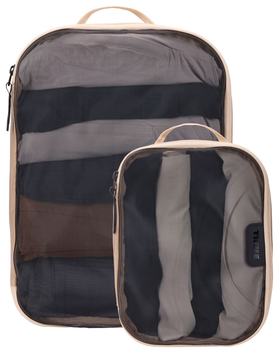 Náhled produktu - Thule Packing cube sada 1 střední a 1 malý organizér TPCS204 - jemná béžová