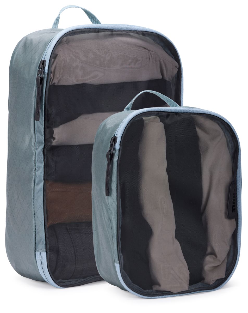 Náhled produktu - Thule Packing cube sada 1 střední a 1 malý organizér TPCS204 - Pond Gray