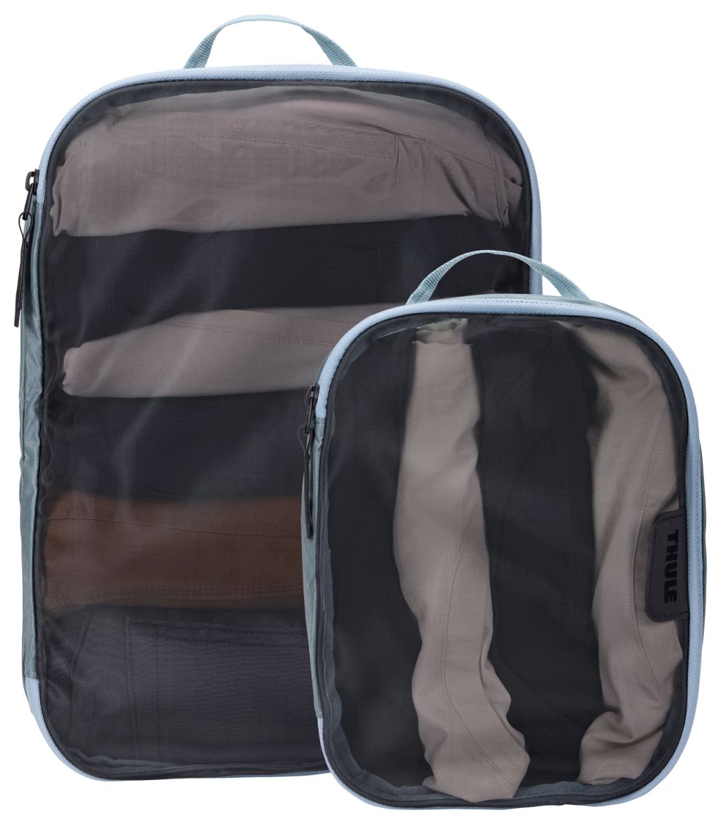 Náhled produktu - Thule Packing cube sada 1 střední a 1 malý organizér TPCS204 - Pond Gray