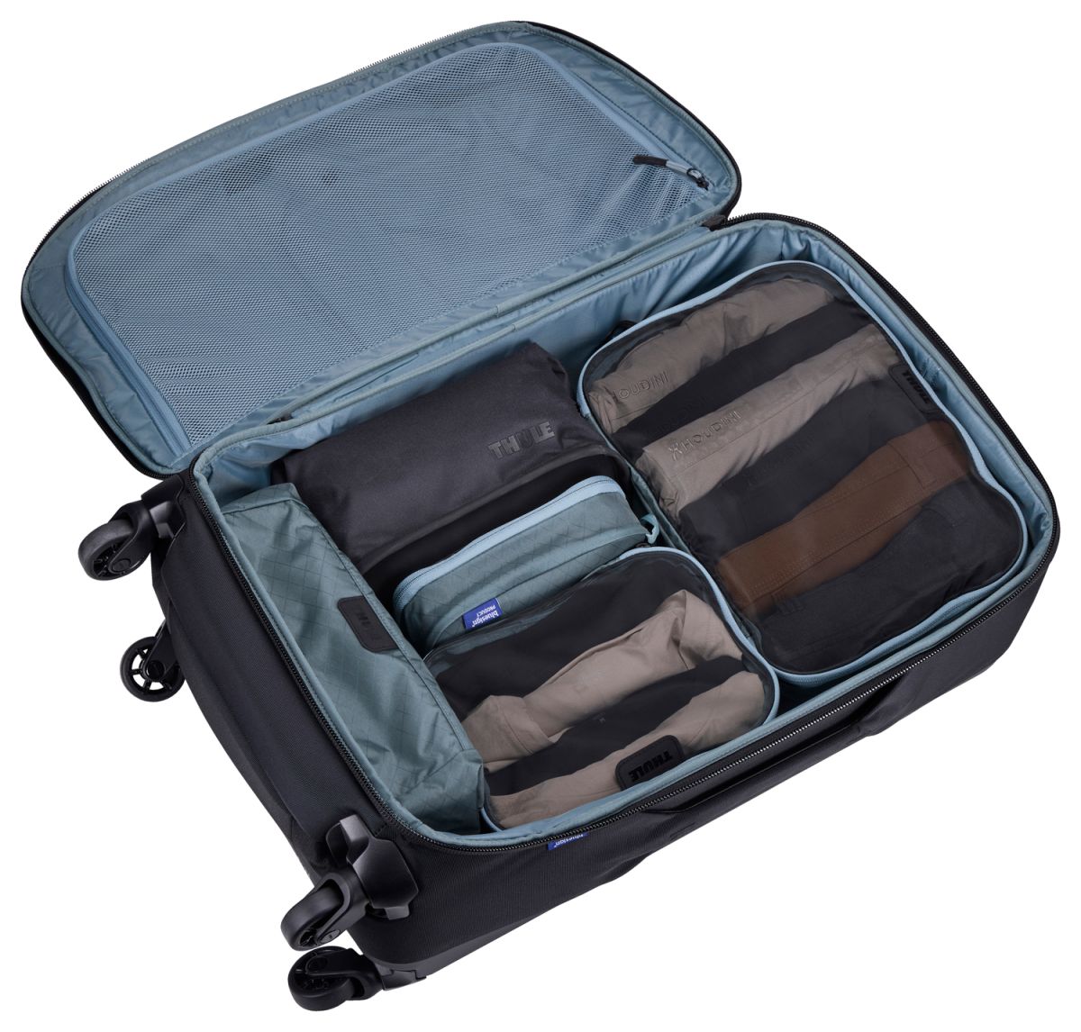Náhled produktu - Thule Packing cube sada 1 střední a 1 malý organizér TPCS204 - Pond Gray