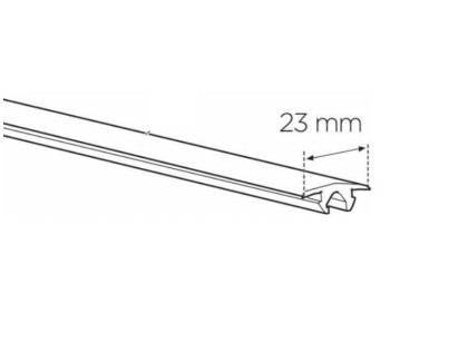 Cover strip t-slot 1354 mm - Thule SmartRack XT