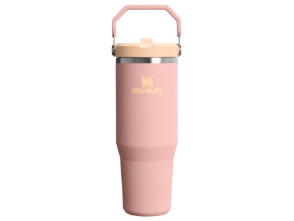 STANLEY Termoláhev s integrovanou slámkou The IceFlow™ Flip Straw 2.0 Tumbler 890 ml/30oz Peach Rose