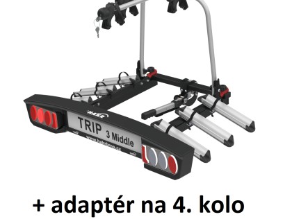 Nosič kol na tažné Hakr Trip Middle 3+1 adaptér pro 4. kolo